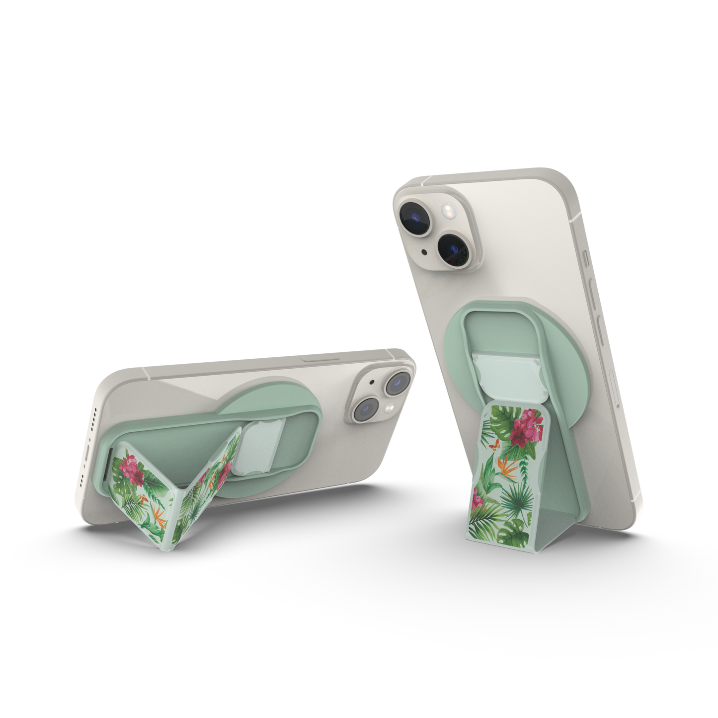 Tropical Flowers MagSafe Stand & Grip